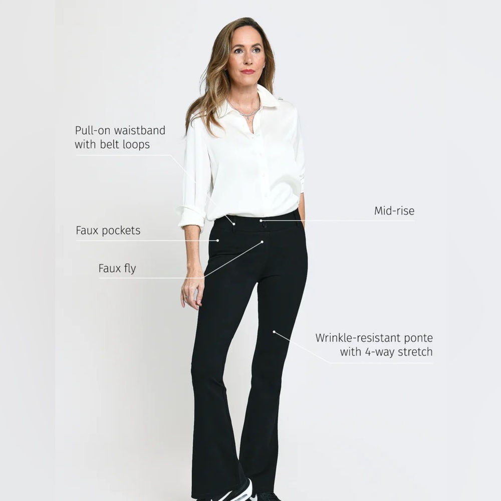 BETABRAND Dress Pant Yoga Pant | Bootcut